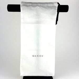 Authentic Gucci Dust Bag Cotton White – 8" x 17.5"  2 available